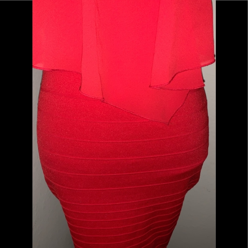 Red Mini Dress - Picture 2 of 3